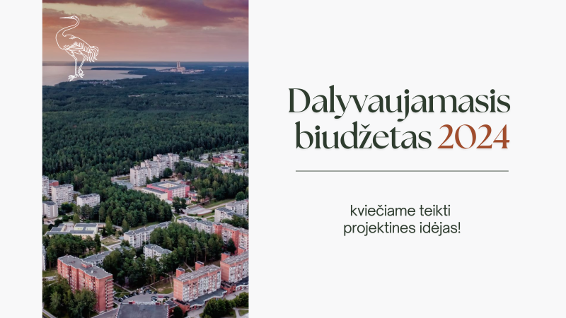 Dalyvaujamasis biudžetas: kviečiame teikti projektines idėjas! (pratęstas pasiūlymų priėmimo...