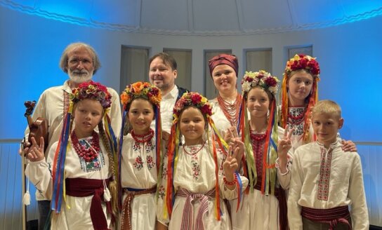 Ukrainiečių vaikų folklorinio ansamblio „Makivka“ dalyviai mokėsi folkloro stovykloje