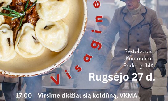 KOLDŪNŲ ŠVENTĖ: rugsėjo 27 dieną Visagine virsime didžiausią koldūną!