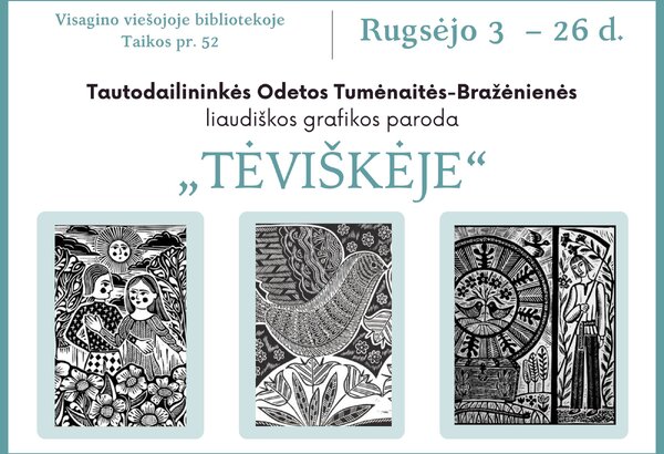 Liaudiškos grafikos paroda „Tėviškėje“