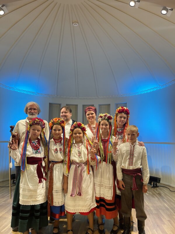 Ukrainiečių vaikų folklorinio ansamblio „Makivka“ dalyviai mokėsi folkloro stovykloje