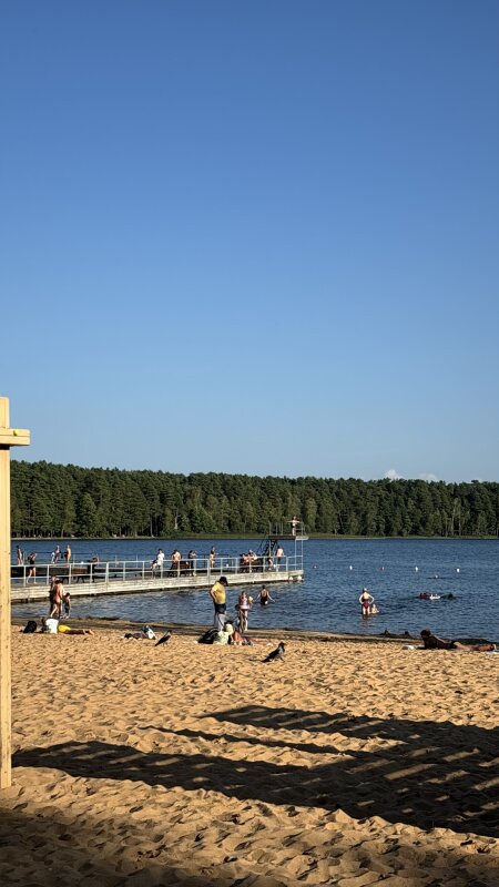 Šiuo metu Visagino ežero maudymosi vietos yra saugios maudynėms