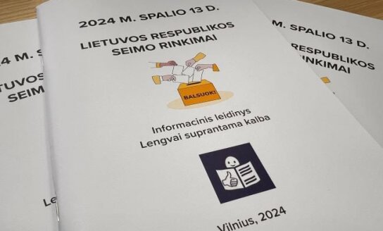 Apie Seimo rinkimus – leidinys lengvai suprantama kalba