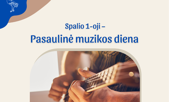 Spalio 1-oji - Tarptautinė muzikos diena