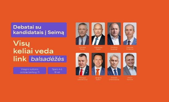 Nalšios šiaurinės vienmandatės apygardos debatai (spalio 4 d.)