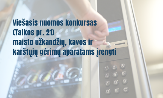 Dėl viešojo nuomos konkurso (Taikos pr. 21)