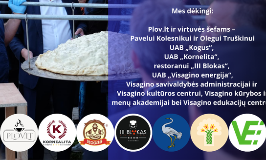 Sunkiausio koldūno Lietuvoje rekordas pasiektas Visagine – esame be galo dėkingi organizatoriams...