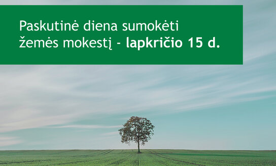Dėl nuomos mokesčio už valstybinę žemę