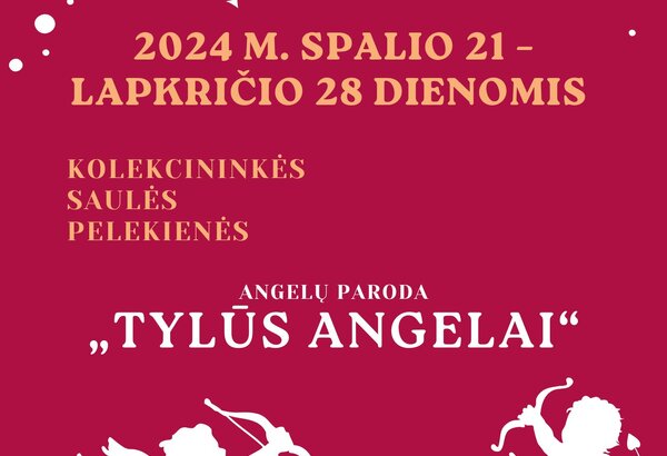 Angelų paroda „Tylūs angelai“ Visagino viešojoje bibliotekoje (Taikos pr. 52)