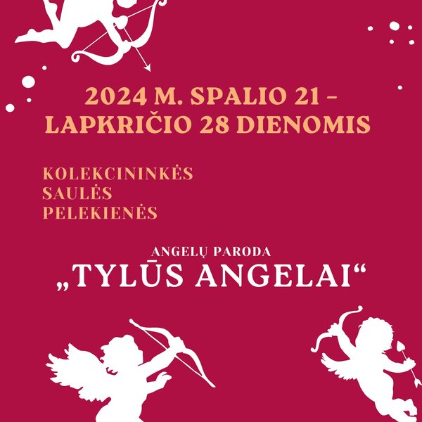 Angelų paroda „Tylūs angelai“ Visagino viešojoje bibliotekoje (Taikos pr. 52)