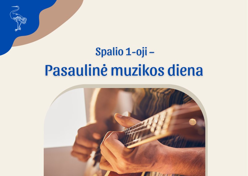 Spalio 1-oji - Tarptautinė muzikos diena