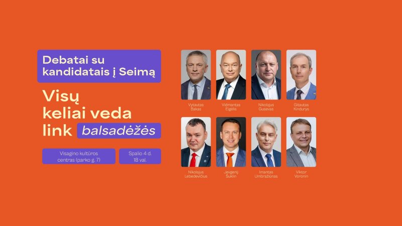 Nalšios šiaurinės vienmandatės apygardos debatai (spalio 4 d.)