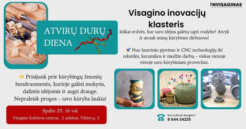 Atvirų durų diena Inovacijų klasteryje!