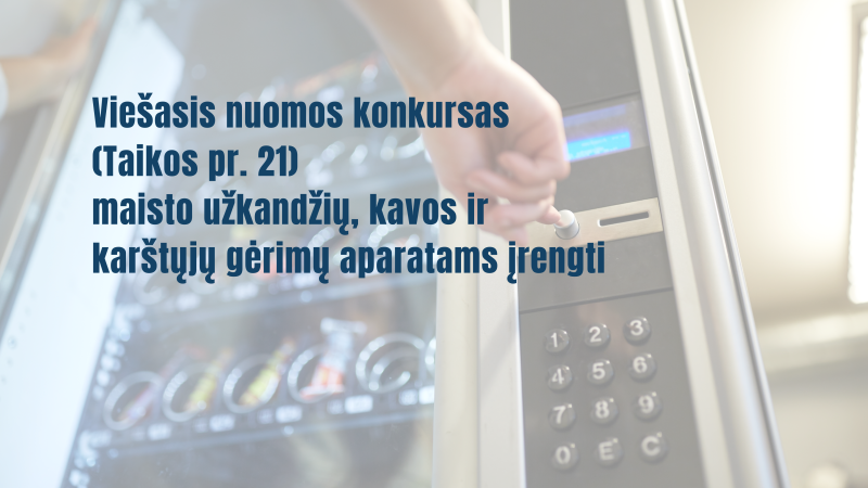 Dėl viešojo nuomos konkurso (Taikos pr. 21)