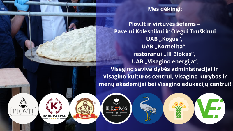 Sunkiausio koldūno Lietuvoje rekordas pasiektas Visagine – esame be galo dėkingi organizatoriams...