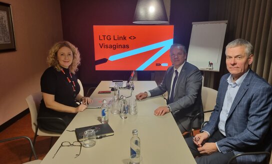 Savivaldybės meras susitiko su „LTG Link“ generaline direktore