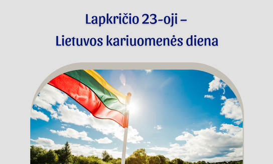 Lapkričio 23-oji – Lietuvos kariuomenės diena