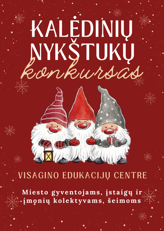 Visagino edukacijų centras kviečia dalyvauti nykštukų konkurse!