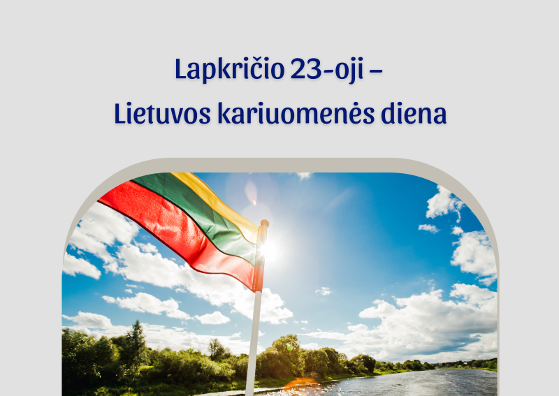 Lapkričio 23-oji – Lietuvos kariuomenės diena