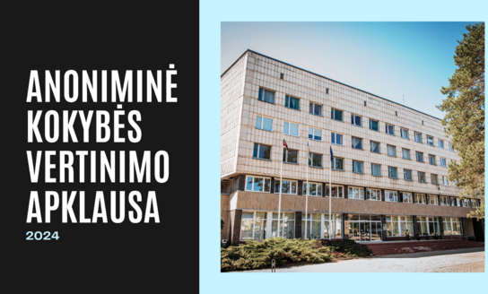 Anoniminės kokybės vertinimo apklausos rezultatai