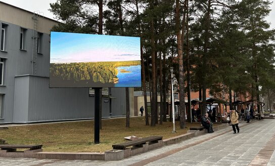 Ar jau galime džiaugtis LED lauko ekranu?