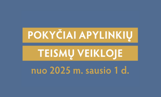 Dėl apylinkių teismų veiklos pokyčių nuo 2025 m. sausio 1 d.