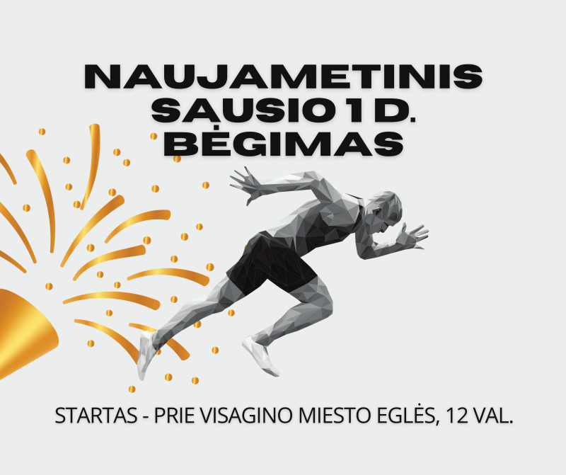 Kviečiame dalyvauti sausio 1-osios bėgime!