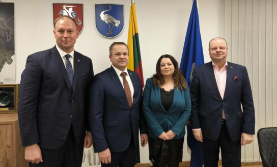 Visagino savivaldybėje apsilankė Seimo pirmininkas S. Skvernelis