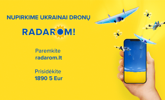 Jau trečią kartą – RADAROM!