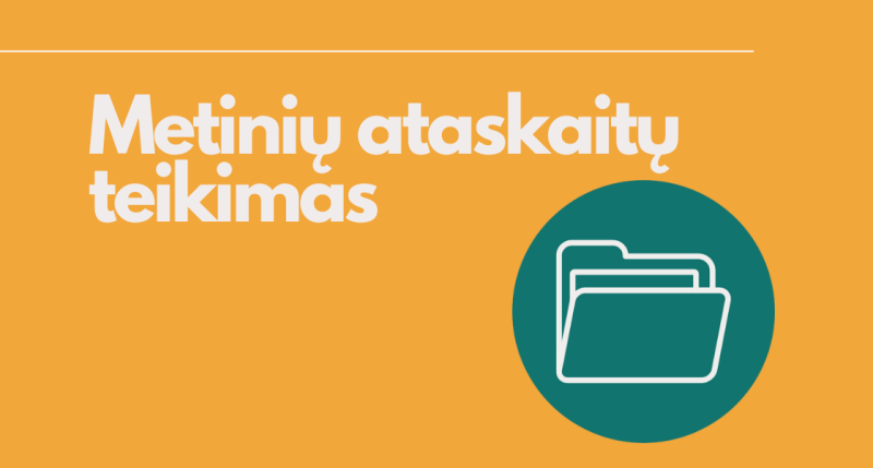 Metinių ataskaitų teikimas NVO