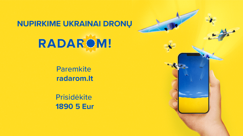 Jau trečią kartą – RADAROM!