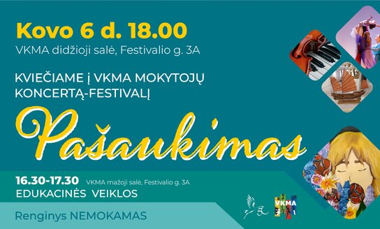 VKMA mokytojų koncertas-festivalis „Pašaukimas“
