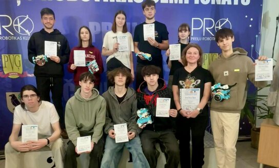 Visaginiečių sėkmė Robotikos varžybose Preili mieste, Latvijoje