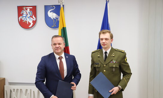 Visagino savivaldybė stiprina bendradarbiavimą su Šaulių sąjunga