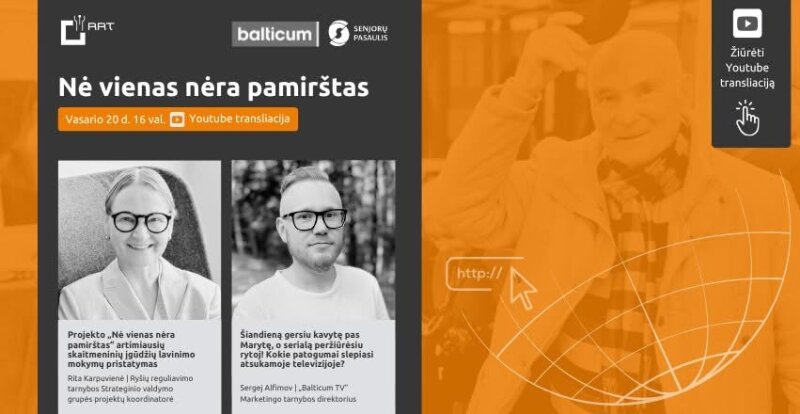 Senjorų dėmesiui: „Nė vienas nėra pamirštas“ renginiai tęsiasi!