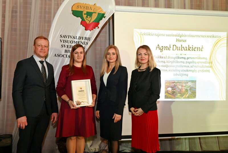 Apdovonota visuomenės sveikatos stebėsenos specialistė A. Dubakienė