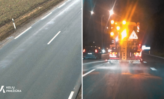 AB „Kelių priežiūra“ įspėja vairuotojus: artėja lijundra ir plikledis