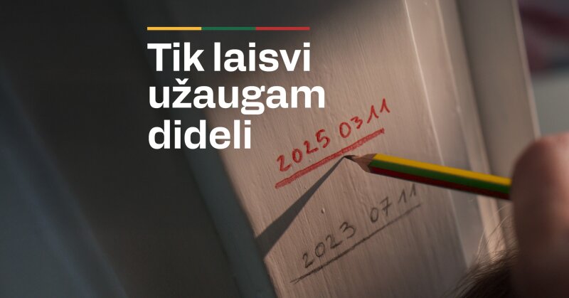Koncertas „Tik laisvi užaugam dideli“ Vilniaus Katedros aikštėje