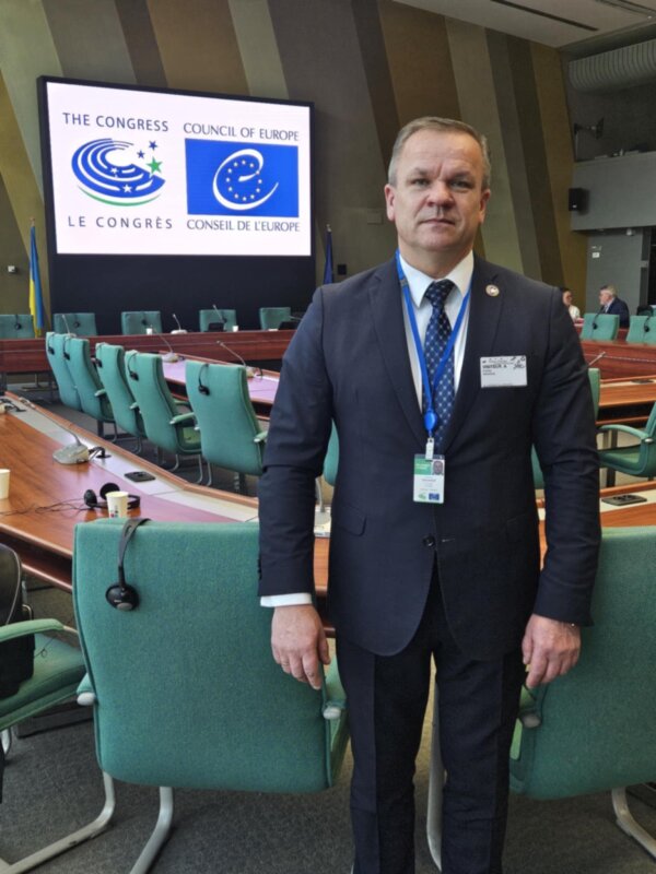 Meras dalyvauja Europos Tarybos vietos ir regionų valdžių kongreso sesijoje