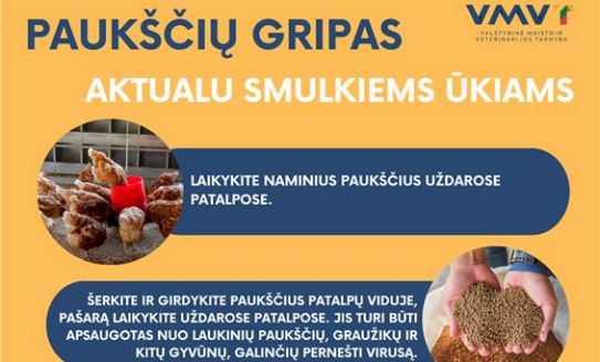 Paukščių gripas vėl Lietuvoje – židinys nustatytas Kaišiadorių rajone