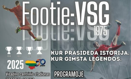 Vis arčiau ir arčiau „Footie: VSG 1975“, kurio laukėme visus metus!