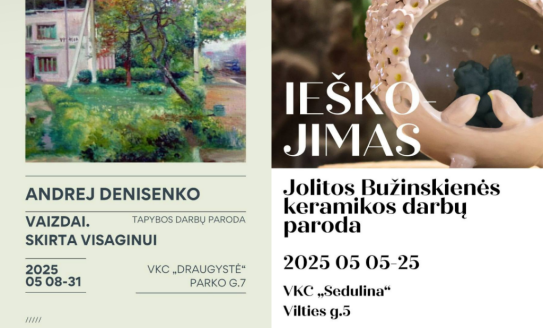 Šiuo metu Visagine vyksta dvi nuostabios parodos – tapybos ir keramikos
