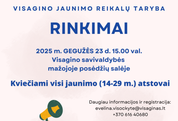 Visuotinis jaunimo atstovų susirinkimas!