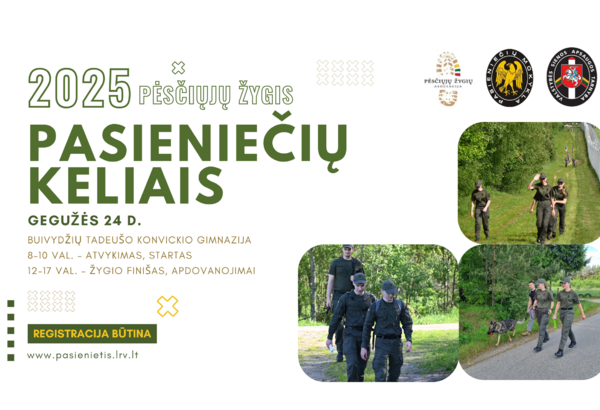 Kviečiame į žygį „Pasieniečių keliais 2025“!