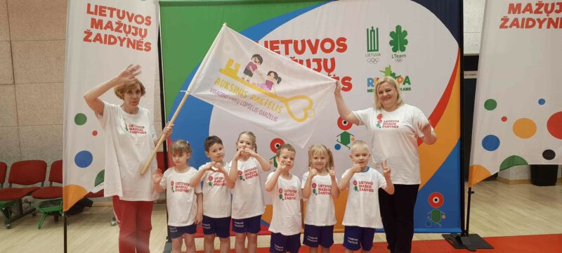 Visagino vaikų lopšelio-darželio ,,Auksinis raktelis“ komanda dalyvavo baigiamajame „Lietuvos...