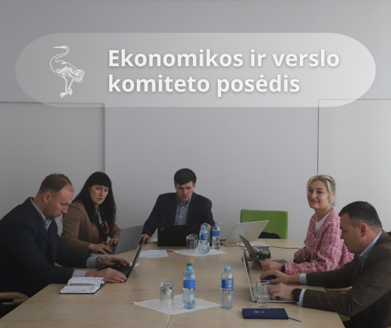 Ekonomikos ir verslo komiteto posėdis