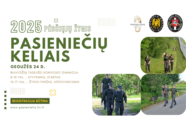 Paveikslelis, susijęs su Kviečiame į žygį „Pasieniečių keliais 2025“!