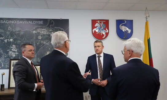 Meras susitiko su Lietuvos Respublikos energetikos ministru Žygimantu Vaičiūnu