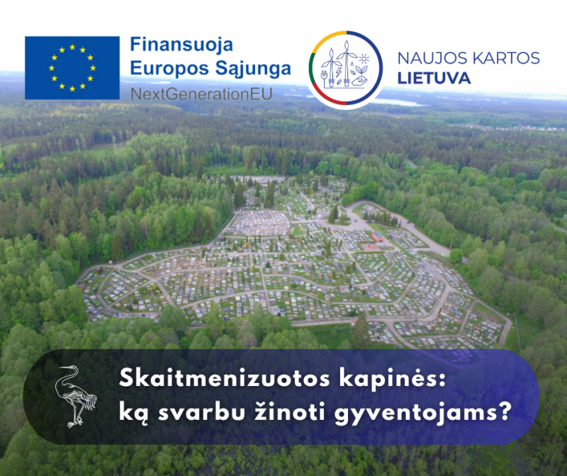 Visagino savivaldybėje skaitmenizuotos kapinės: ką svarbu žinoti gyventojams?