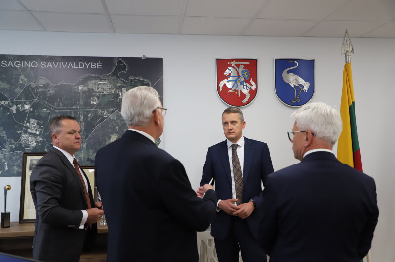 Meras susitiko su Lietuvos Respublikos energetikos ministru Žygimantu Vaičiūnu